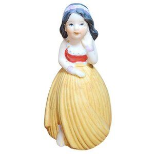 Vintage JSNY Porcelain Hawaiian Hula Girl Bell Jeffery Snyder Made in Taiwan